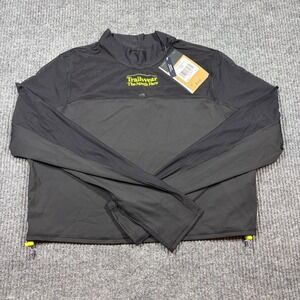 The North Face Top Women's XL Trailwear QTM Mock Neck Long Sleeve Black